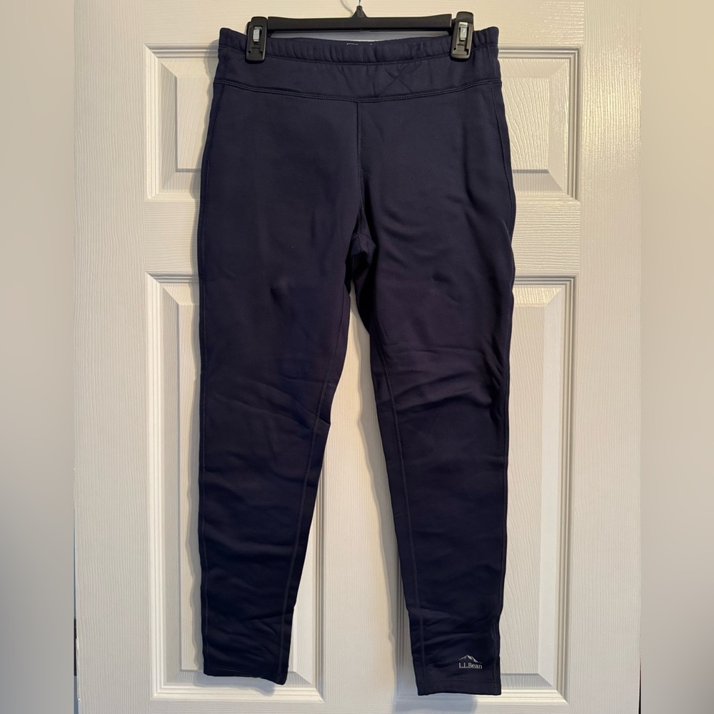 LLBean Primaloft Fleece Lined Leggings - Navy